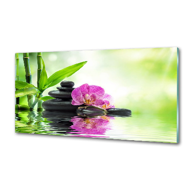 Platte für Küchenrückwand Orchidee