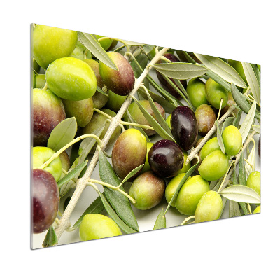 Platte für Küchenrückwand Frische Oliven