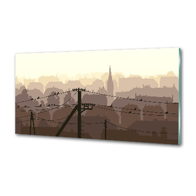 Platte für Küchenrückwand Stadtgrenze