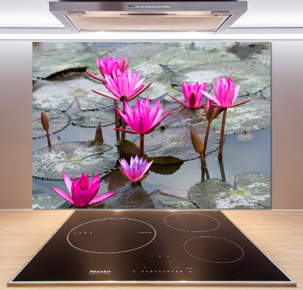 Platte für Küchenrückwand Lotosblume