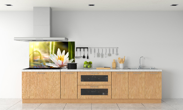 Platte für Küchenrückwand Seerose