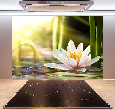 Platte für Küchenrückwand Seerose