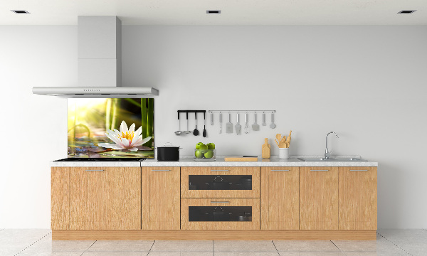 Platte für Küchenrückwand Seerose