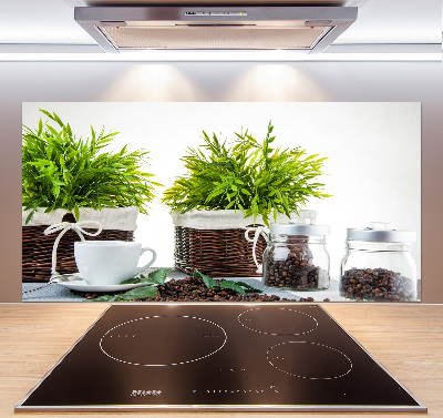 Glasrückwand für die küche Kaffeehaus-Thema