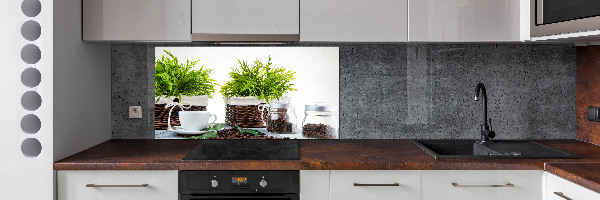 Glasrückwand für die küche Kaffeehaus-Thema