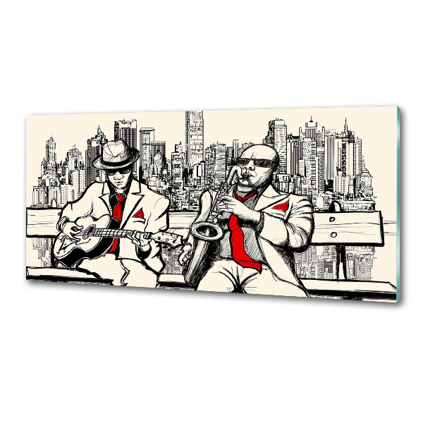 Küchen wandpaneel New York Jazz