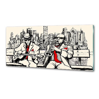 Küchen wandpaneel New York Jazz