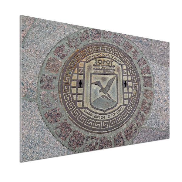 Platte für Küchenrückwand Sopot-Brunnen