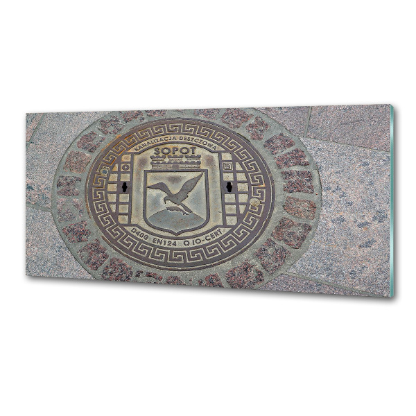 Platte für Küchenrückwand Sopot-Brunnen