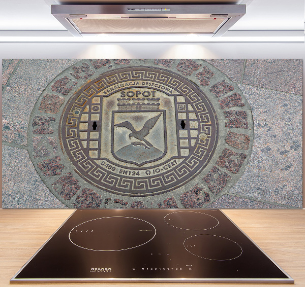 Platte für Küchenrückwand Sopot-Brunnen