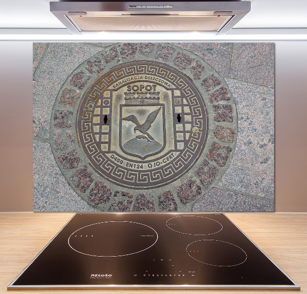 Platte für Küchenrückwand Sopot-Brunnen