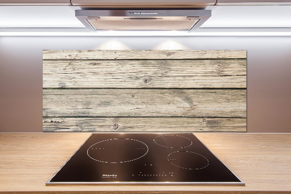 Platte für Küchenrückwand Holzhintergrund