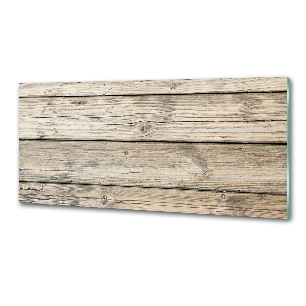 Platte für Küchenrückwand Holzhintergrund