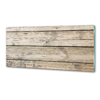 Platte für Küchenrückwand Holzhintergrund