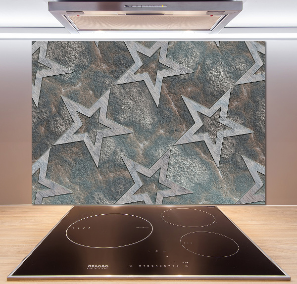 Küchen wandpaneel Steinsterne