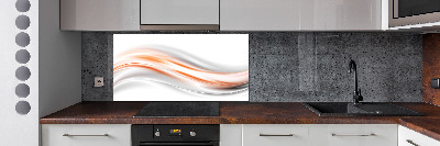 Platte für Küchenrückwand Abstrakte Wellen