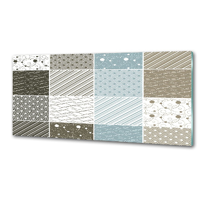 Glasrückwand für die küche Geometrische Muster