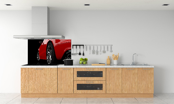 Küchen wandpaneel Rotes Auto