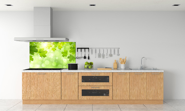 Küchen wandpaneel Rosskastanienblätter