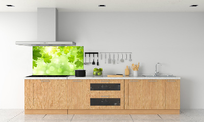 Küchen wandpaneel Rosskastanienblätter