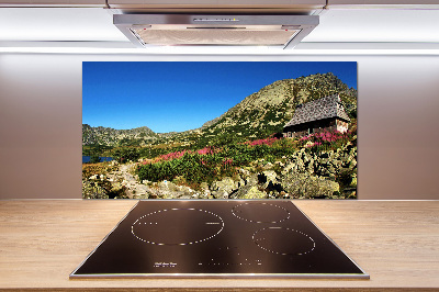 Platte für Küchenrückwand Schäferhütte im Tal