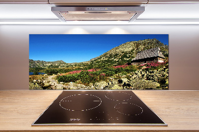 Platte für Küchenrückwand Schäferhütte im Tal