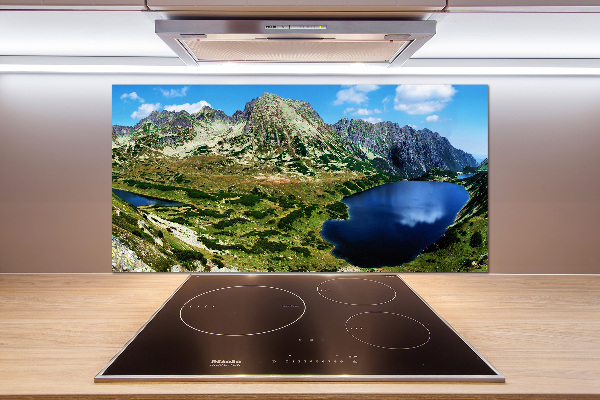 Küchen wandpaneel Ein Tal in den Bergen