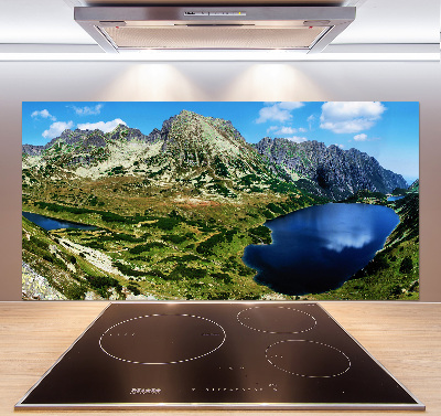 Küchen wandpaneel Ein Tal in den Bergen