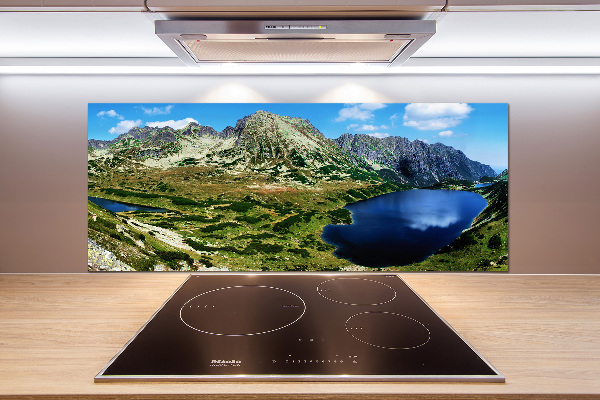 Küchen wandpaneel Ein Tal in den Bergen