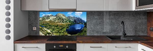 Küchen wandpaneel Ein Tal in den Bergen