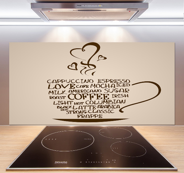 Platte für Küchenrückwand Eine Tasse Kaffee