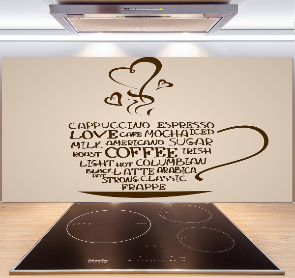 Platte für Küchenrückwand Eine Tasse Kaffee