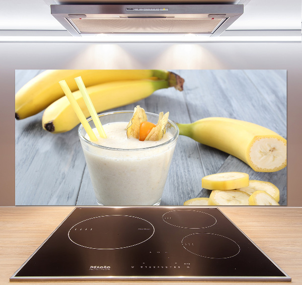 Glasrückwand für die küche Bananencocktail