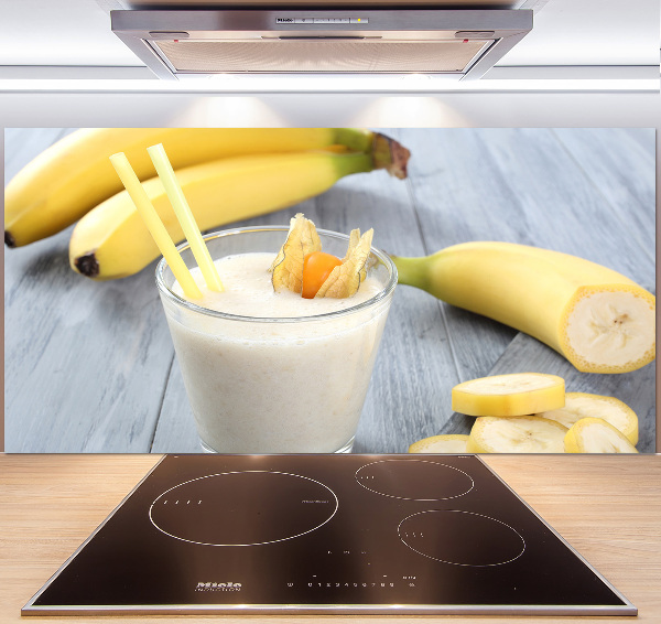 Glasrückwand für die küche Bananencocktail