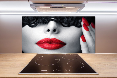 Küchen wandpaneel Spitzenmaske