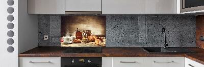 Glasrückwand für die küche Frühstück