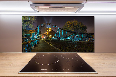 Küchen wandpaneel Liebesbrücke