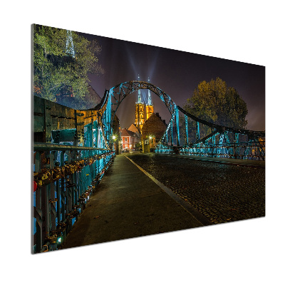 Küchen wandpaneel Liebesbrücke