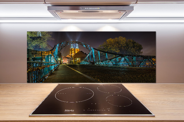 Küchen wandpaneel Liebesbrücke