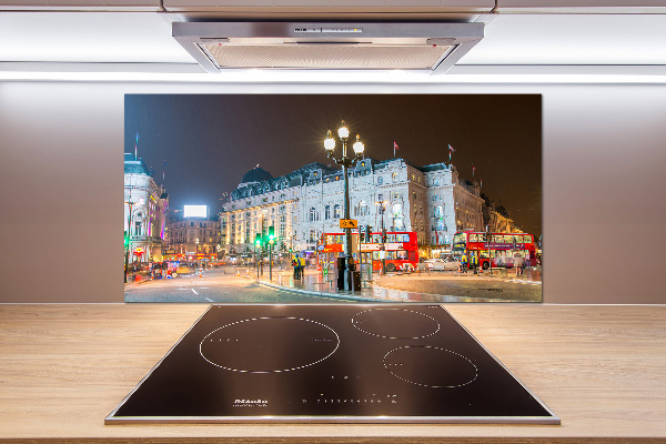 Glasrückwand für die küche London bei Nacht