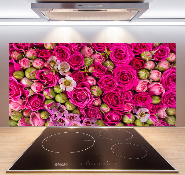 Küchen wandpaneel Rosen