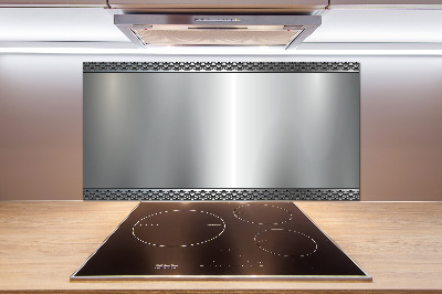 Küchen wandpaneel Metallischer Hintergrund
