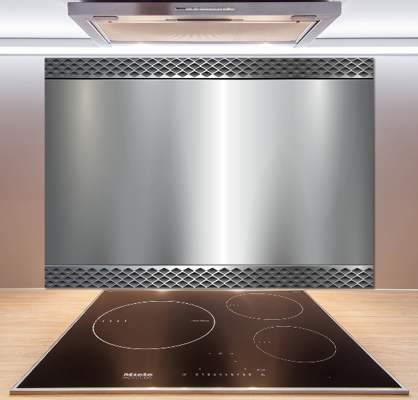 Küchen wandpaneel Metallischer Hintergrund