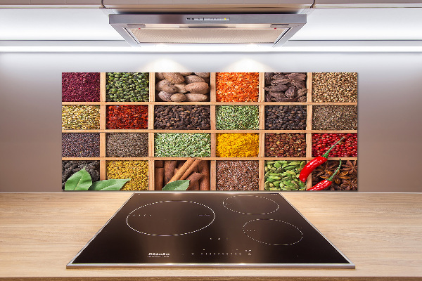 Küchen wandpaneel Gewürze und Kräuter