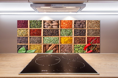 Küchen wandpaneel Gewürze und Kräuter