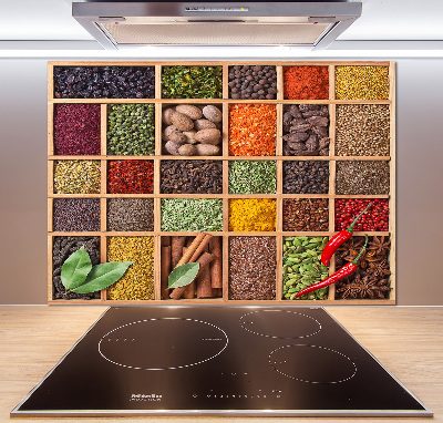 Küchen wandpaneel Gewürze und Kräuter