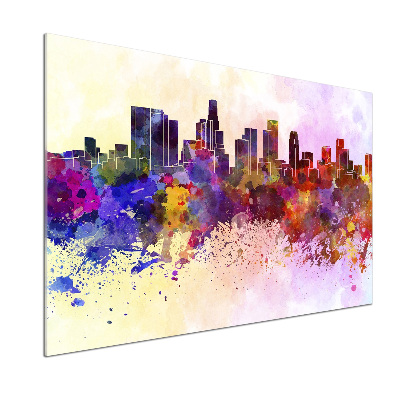 Glasrückwand für die küche Farben von Los Angeles