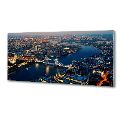 Platte für Küchenrückwand London aus der Vogelperspektive