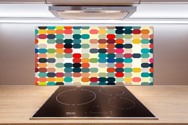 Glasrückwand für die küche Geometrischer Hintergrund