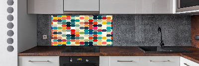 Glasrückwand für die küche Geometrischer Hintergrund